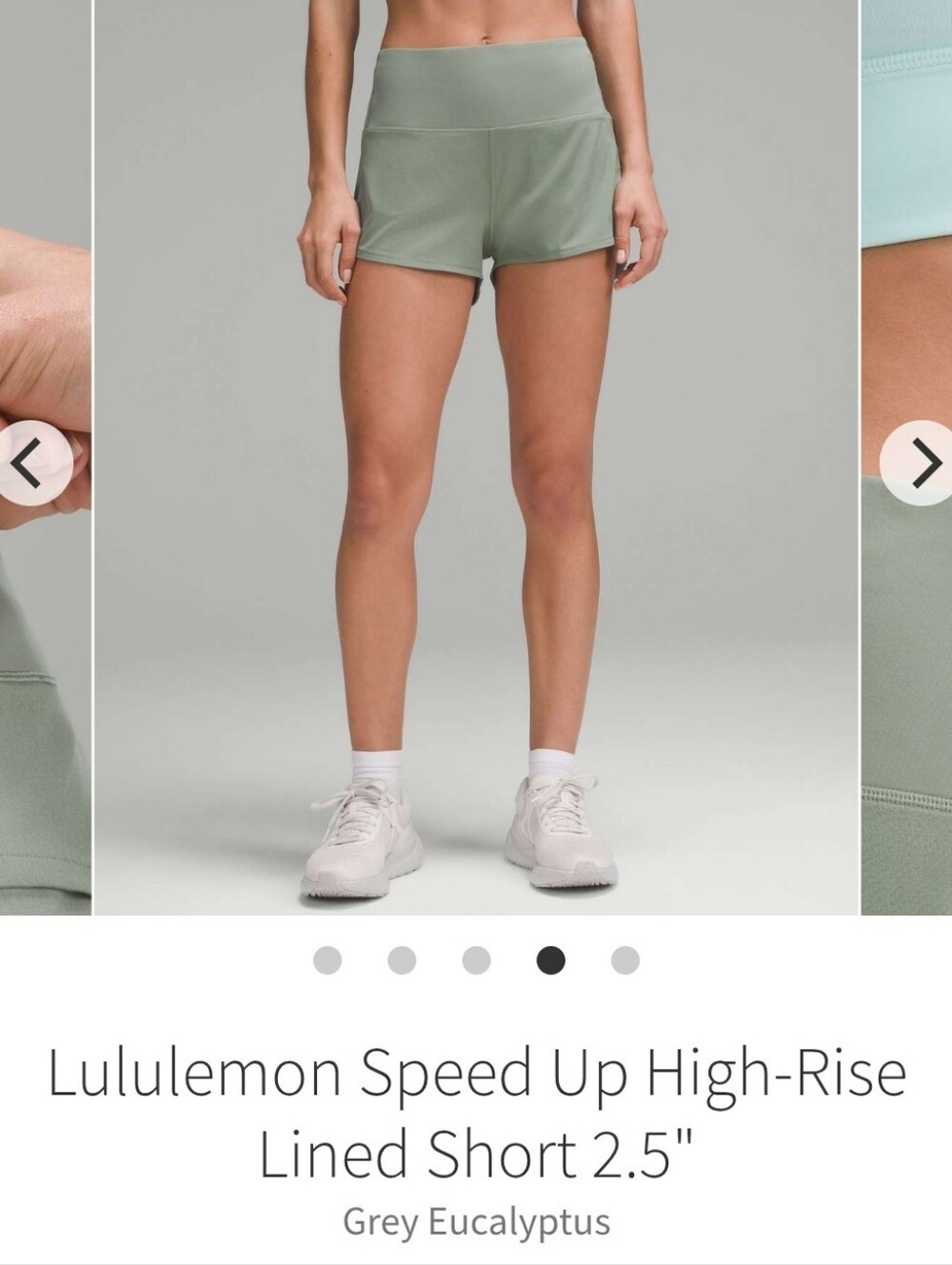 Lululemon Speed Up High-Rise Lined Short